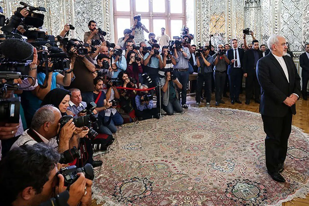 (تصاویر) دیدار هاموند با ظریف و زنگنه