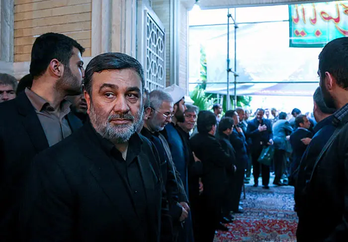 (تصاویر) ختم پدر رئیس پلیس با حضور مقامات