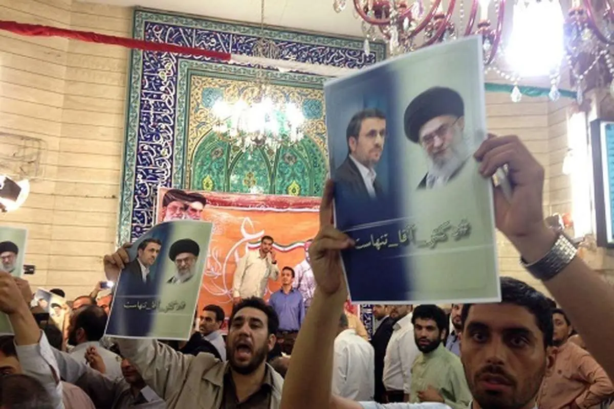 (تصویر) بازی جدید احمدی نژادی ها