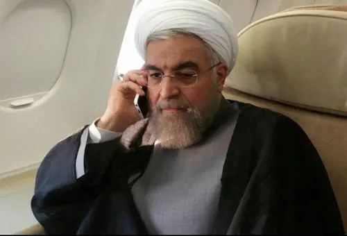 (تصویر) روحانی لحظه شنیدن گزارش فاجعه