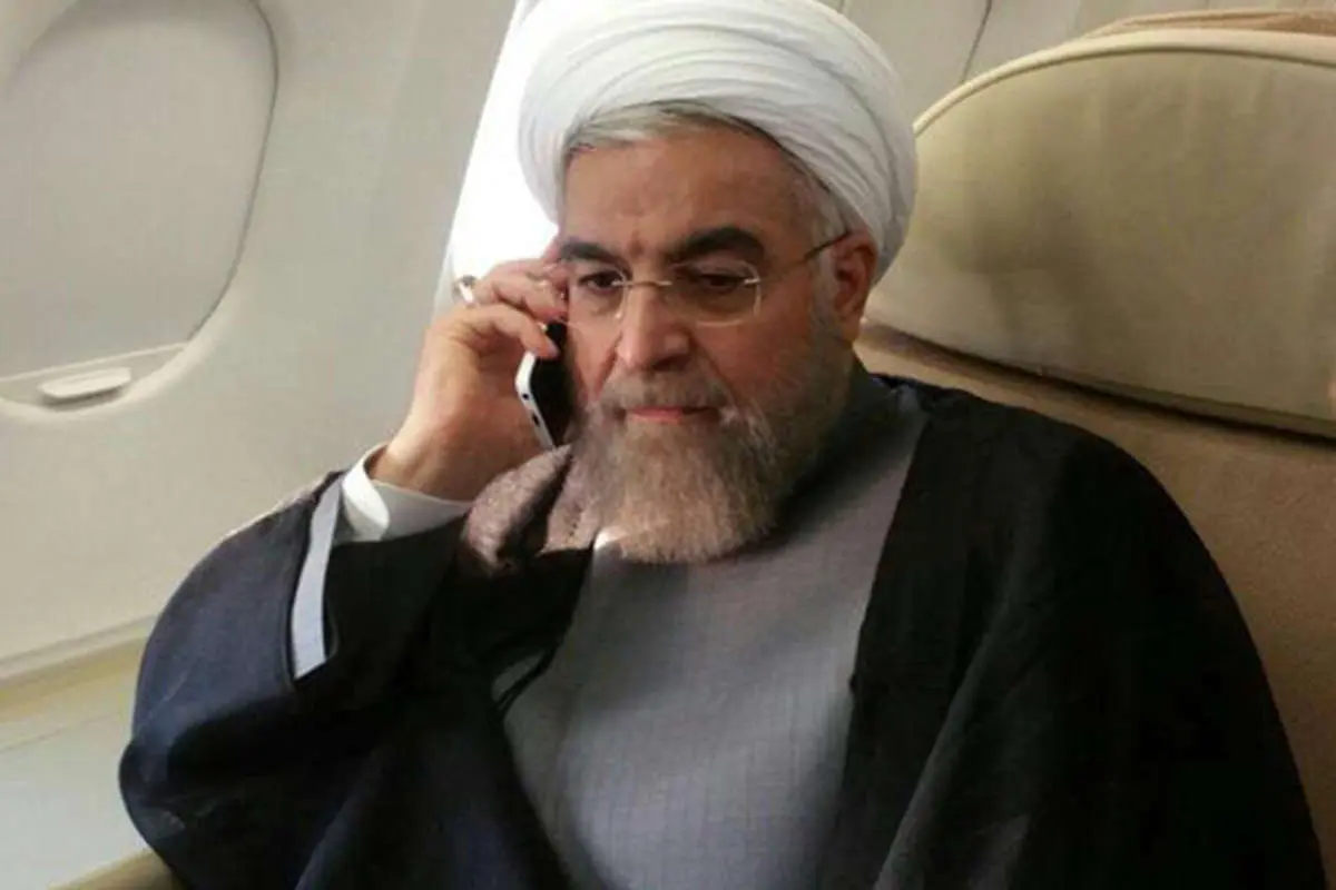 (تصویر) روحانی لحظه شنیدن گزارش فاجعه