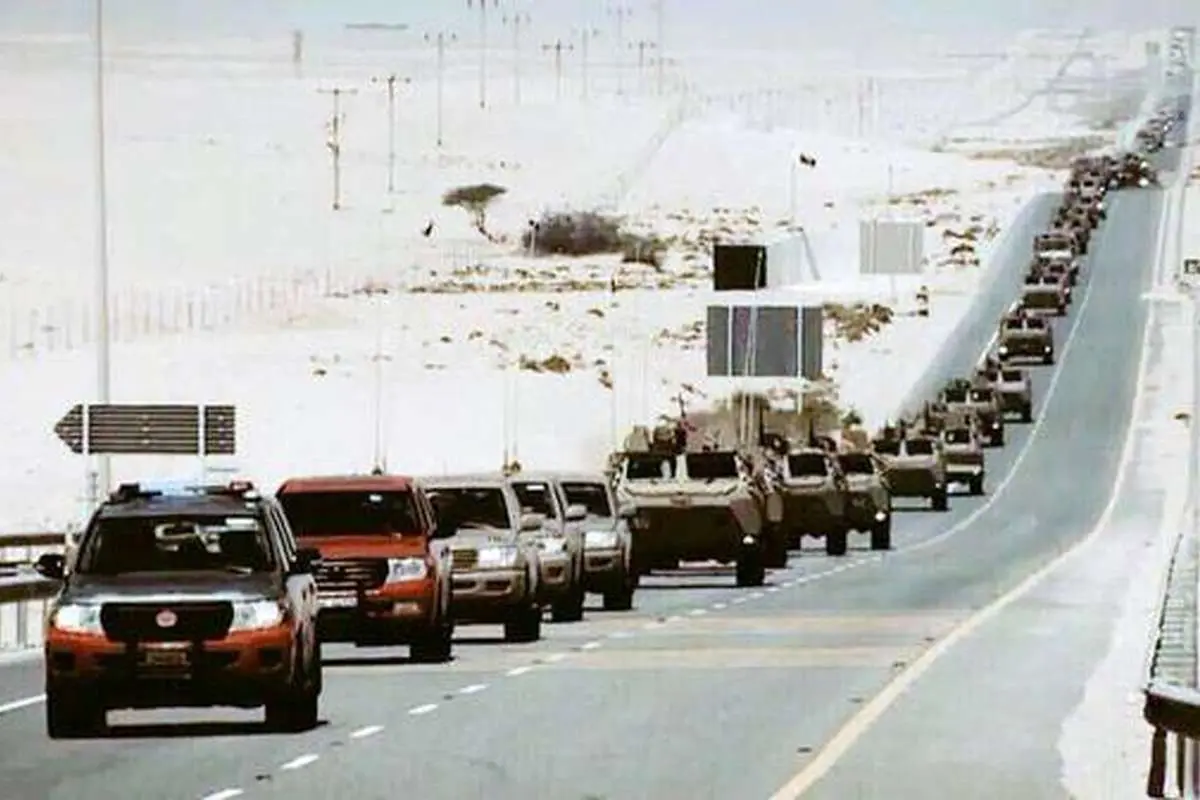 نیروهای قطری با تسلیحات سنگین وارد یمن شدند