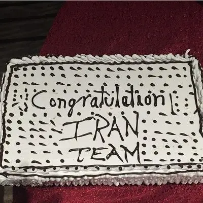 کیک سر آشپز هندوستانی برای ملی پوشان