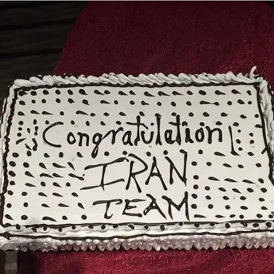 کیک سر آشپز هندوستانی برای ملی پوشان
