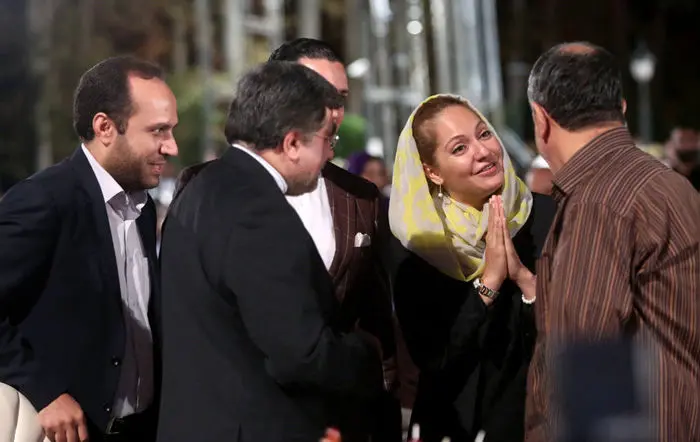 (تصاویر) مهنازافشار و شوهرش در جشن‌سینما