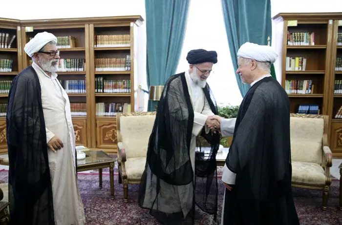 (تصاویر) دیدار مجمع مدرسین با هاشمی