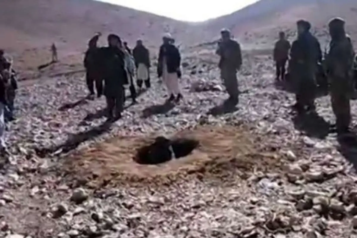 انتشار ویدئو سنگسار یک زن در افغانستان