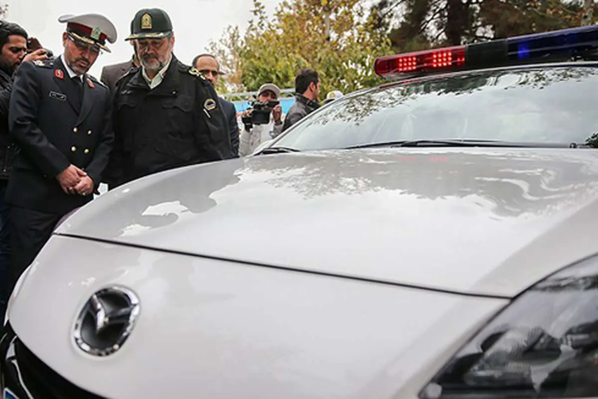 (تصاویر) رونمایی از خودروی دوربیندار پلیس