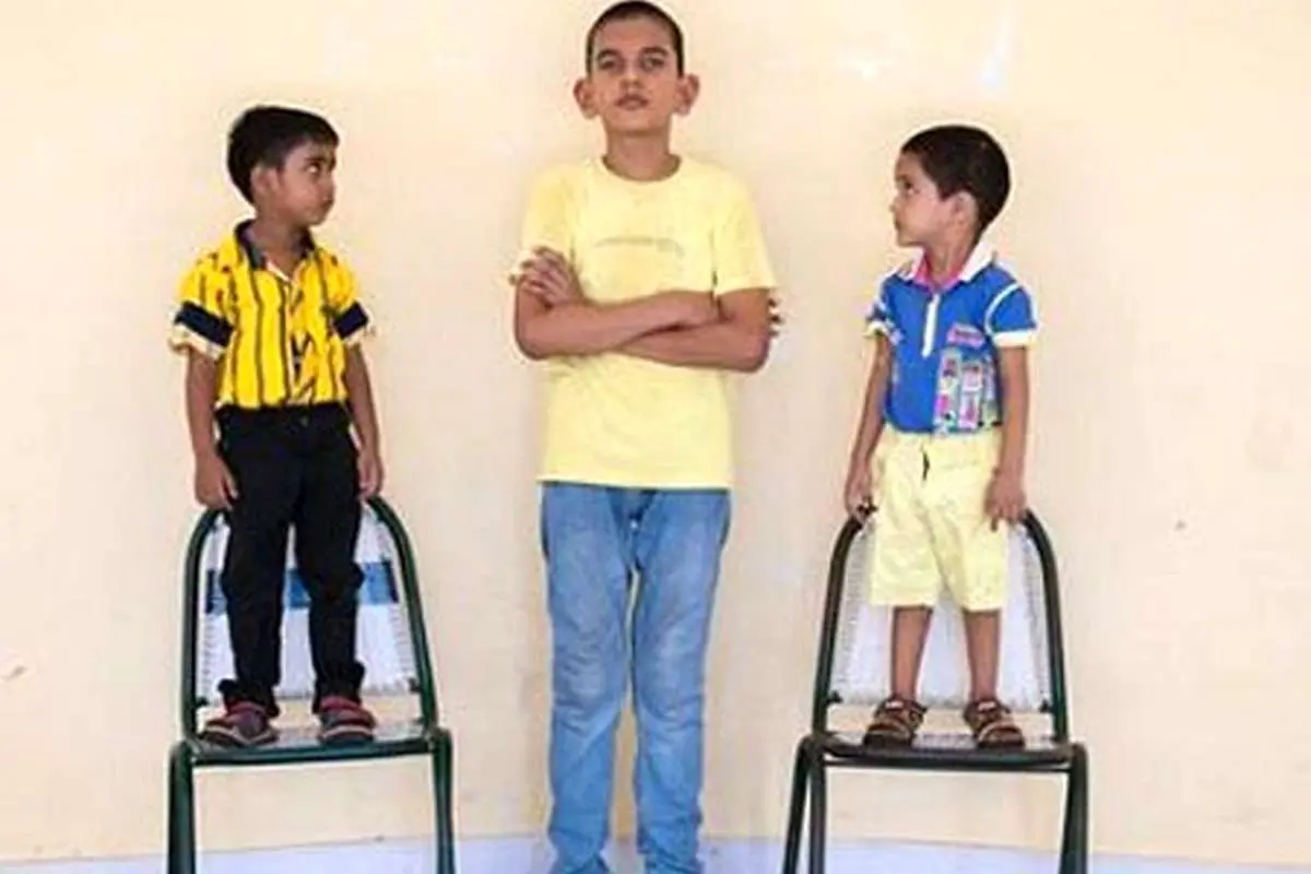 (تصویر) قد 170 سانتی پسر بچه 5 ساله