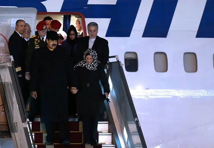 (تصاویر) ورود مادورو و مورالس به تهران