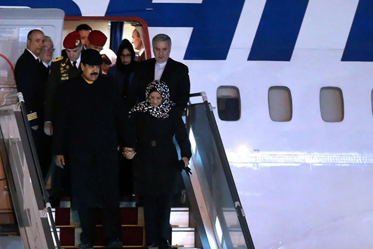 (تصاویر) ورود مادورو و مورالس به تهران