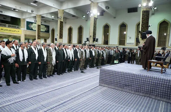 (تصاویر) دیدار فرماندهان بسیج با رهبرانقلاب