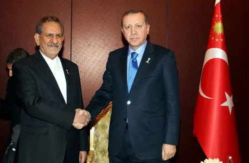 جهانگیری با اردوغان دیدار کرد