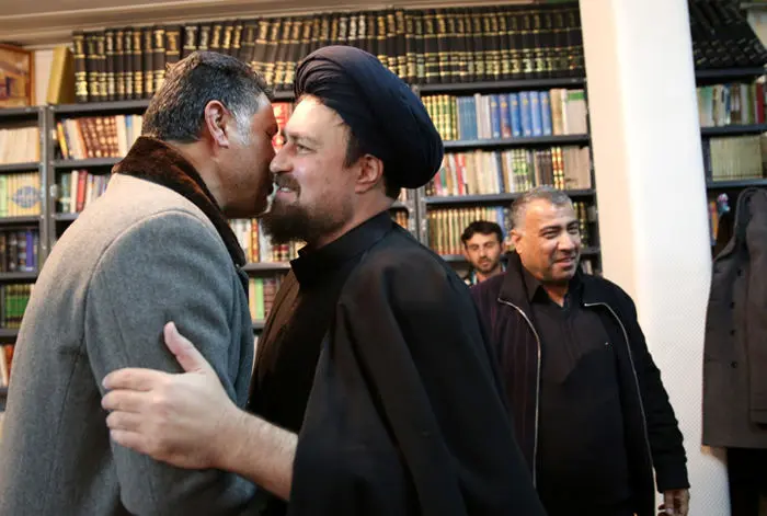 (تصاویر) دایی به دیدار سیدحسن خمینی رفت