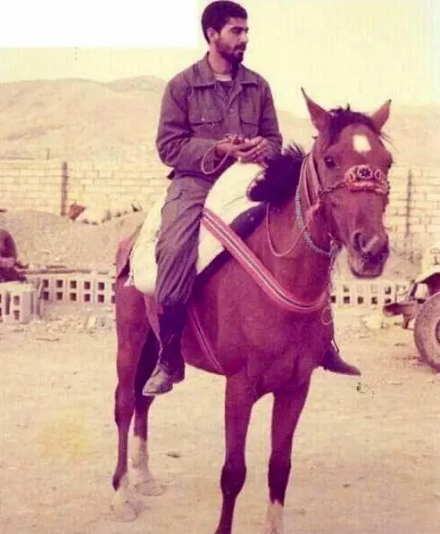 تصویری کمتر دیده شده از سردار سلیمانی
