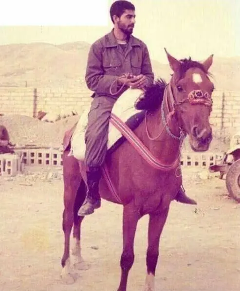تصویری کمتر دیده شده از سردار سلیمانی