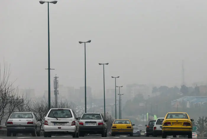 (تصاویر) وارونگی هوا در تهران