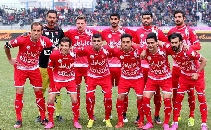 (تصاویر) کاپیتان پرسپولیس با بازوبند حجازی