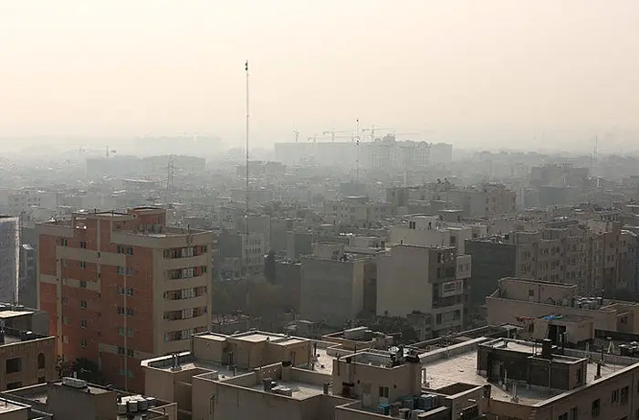 (تصاویر) آلودگی هوای تهران در وضعیت قرمز