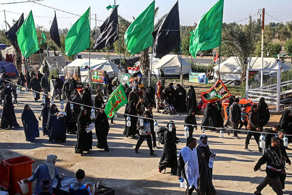 (تصاویر) حرکت زائران از نجف به کربلا