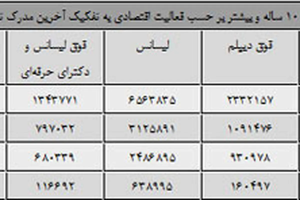نیمی از بیکاران باسواد، لیسانس دارند