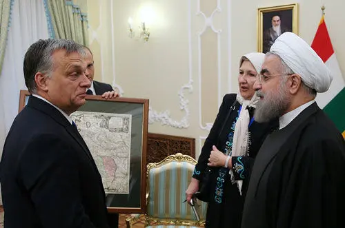 هدیه معنادار نخست‌وزیر مجارستان به روحانی