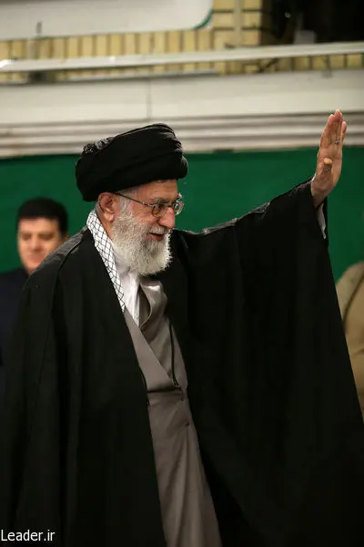 (تصاویر) برگزاری مراسم اربعین در حضور رهبر انقلاب