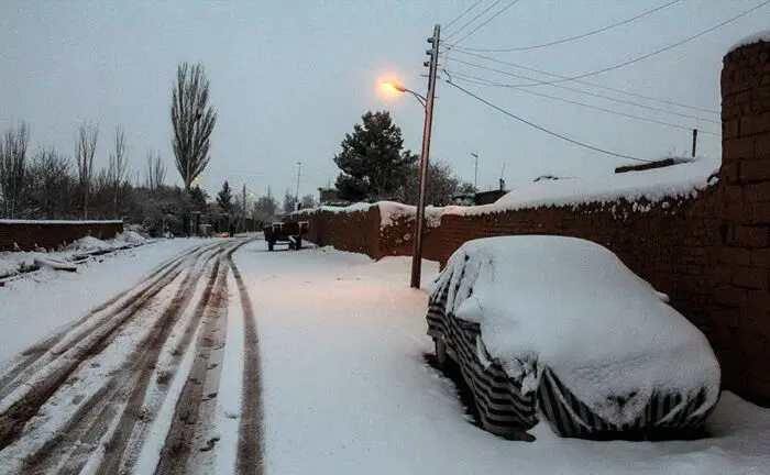 (تصاویر) بارش برف و سرما در کشور
