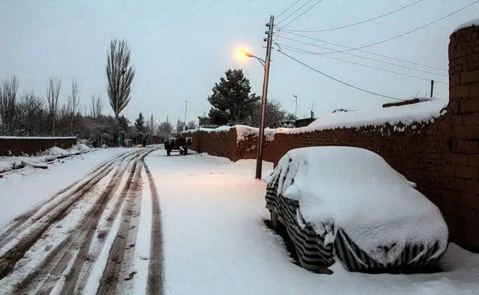 (تصاویر) بارش برف و سرما در کشور