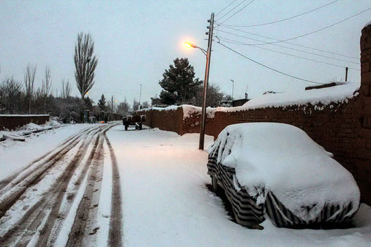 (تصاویر) بارش برف و سرما در کشور