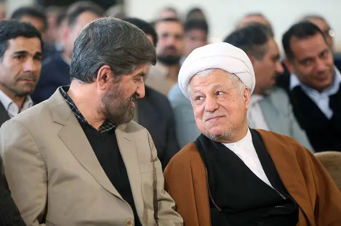 (تصاویر) مطهری در دیدار با هاشمی