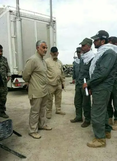 تصویر جدید سردار سلیمانی این بار در الانبار