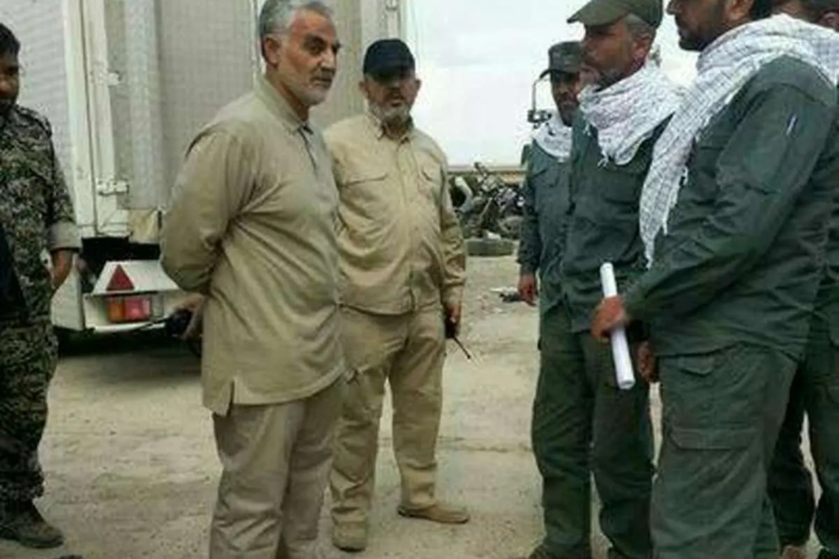 تصویر جدید سردار سلیمانی این بار در الانبار