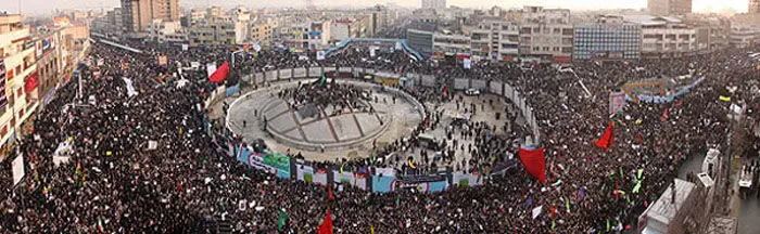 (تصاویر) راهپیمایی 9دی 1388 در تهران