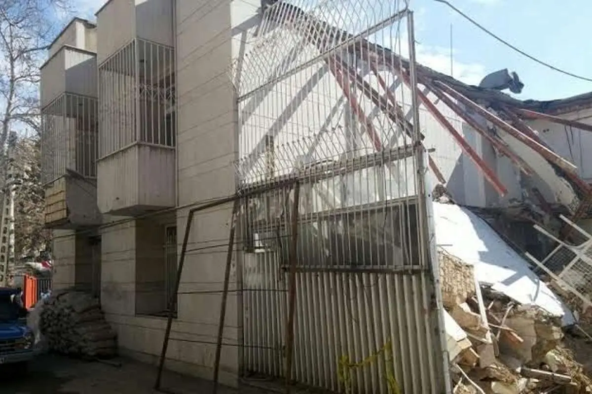 ساختمان نگهداری از سالمندان پایتخت فروریخت