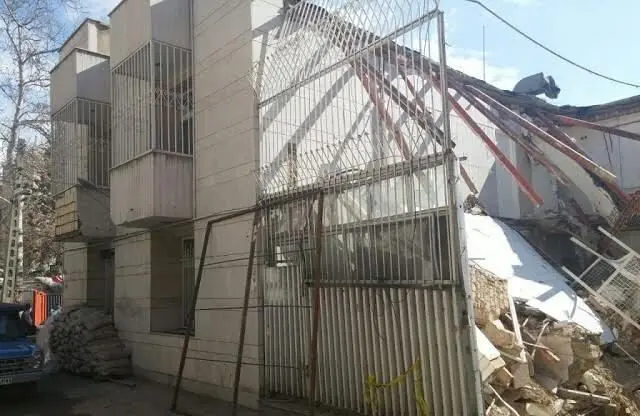 ساختمان نگهداری از سالمندان پایتخت فروریخت