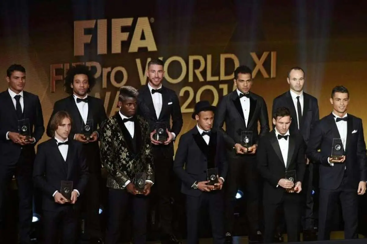 تیم فوتبال منتخب سال 2015 معرفی شد
