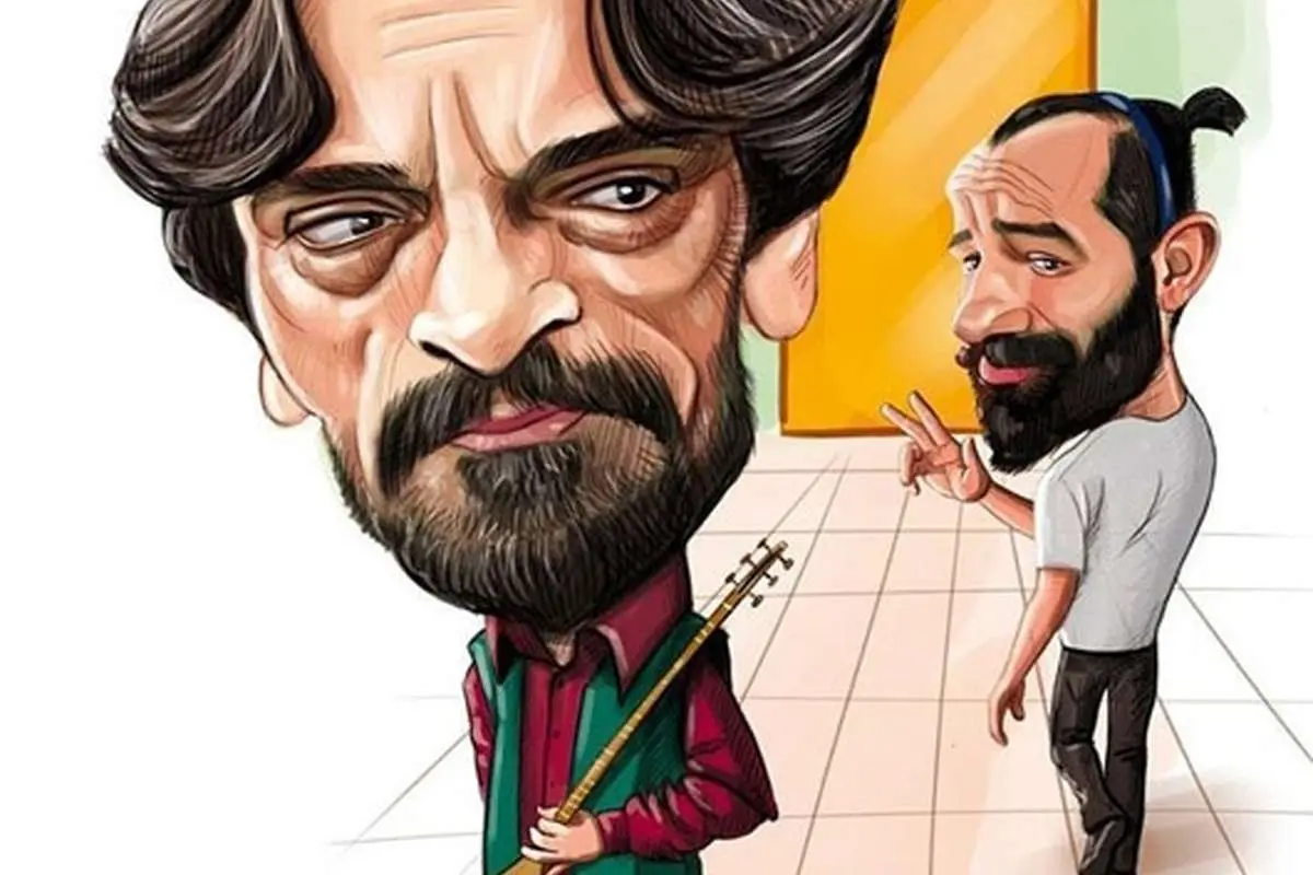 کاریکاتور/ امیر تتلو و حسین علیزاده!