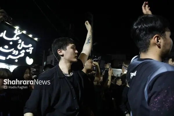 تصاویر؛ مراسم علم کشیِ مهاجران افغانستانی در گلشهر مشهد