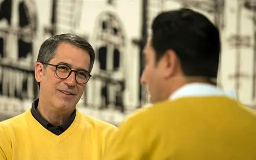 فرهاد جم و امین زندگانی در پشت صحنه سریال ساهره