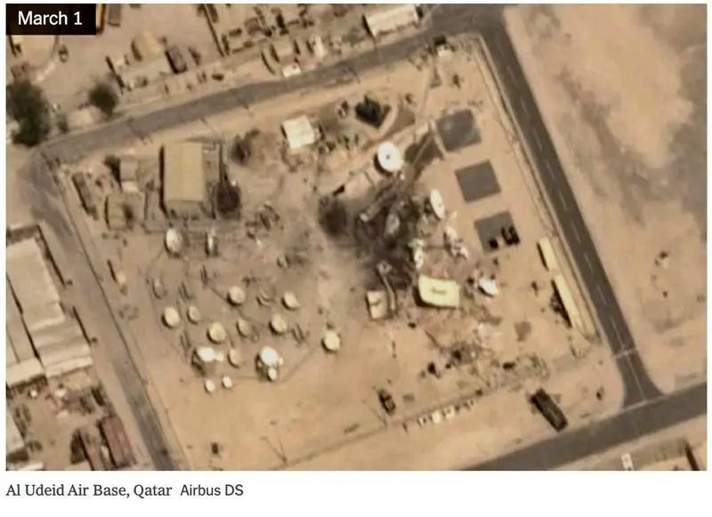 خسارت ایران به پایگاه امریکایی