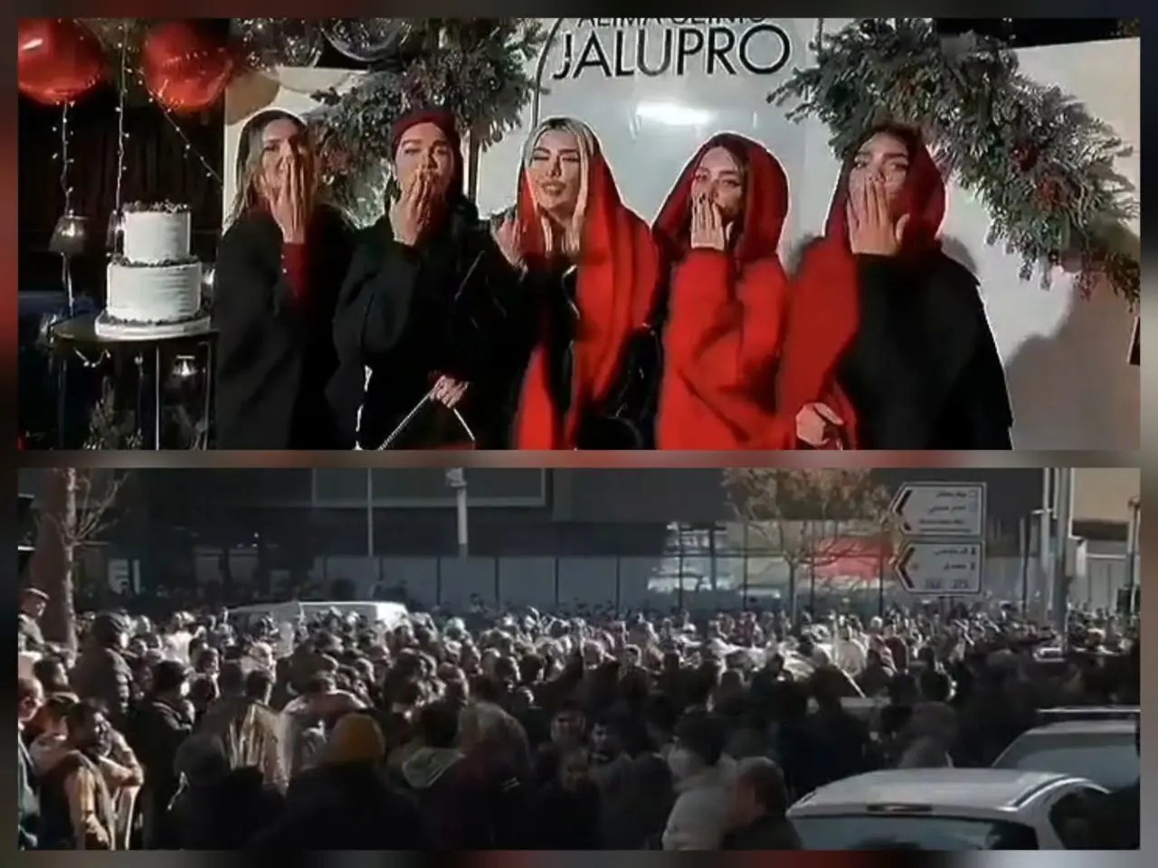 تهران شبیه تایتانیک؛ بالا شهر جشن می‌گیرند، پایین شهر اعتراض می‌کنند