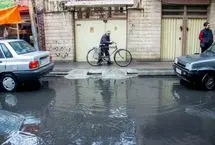 تصاویر؛ بارش باران در تبریز