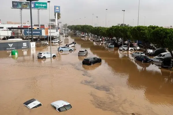 ببینید؛ وقوع سیل ناگهانی در اسپانیا