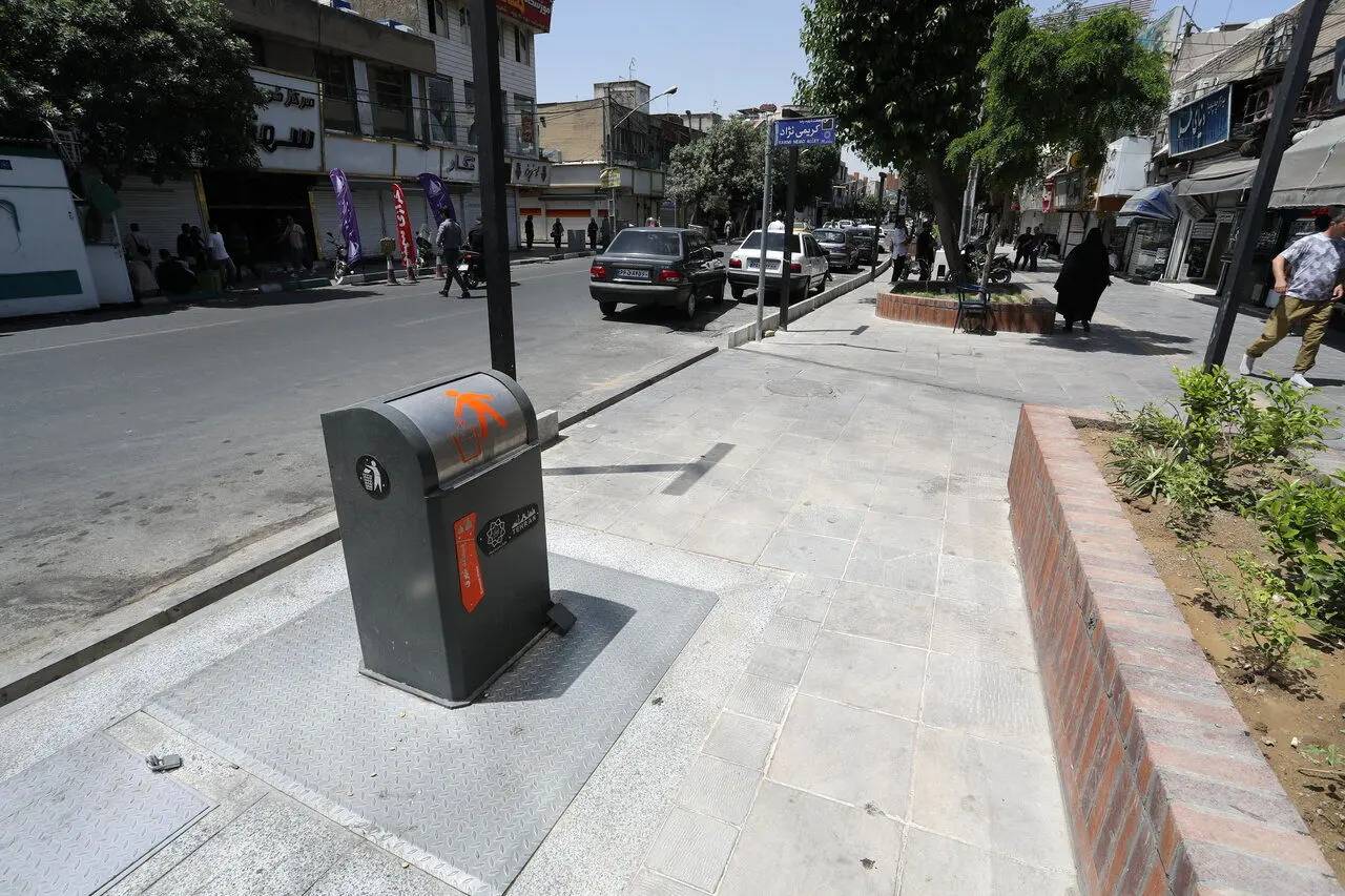 سطل زباله خبرساز در جنوب تهران
