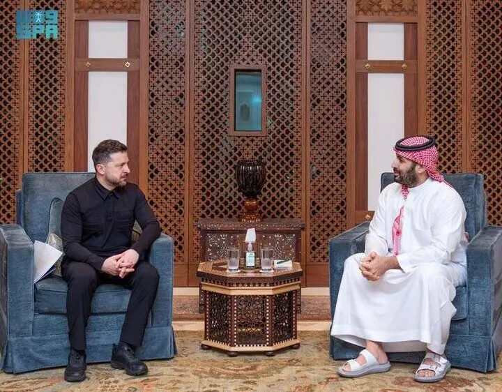 دیدار مجدد زلنسکی با بن سلمان در جده 