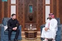 دیدار مجدد زلنسکی با بن سلمان در جده 