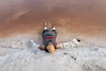 تصاویری جدید از دریاچه ارومیه؛ در آستانه مرگ کامل 