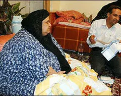 مصایب زن 350 کیلویی ایرانی+عکس