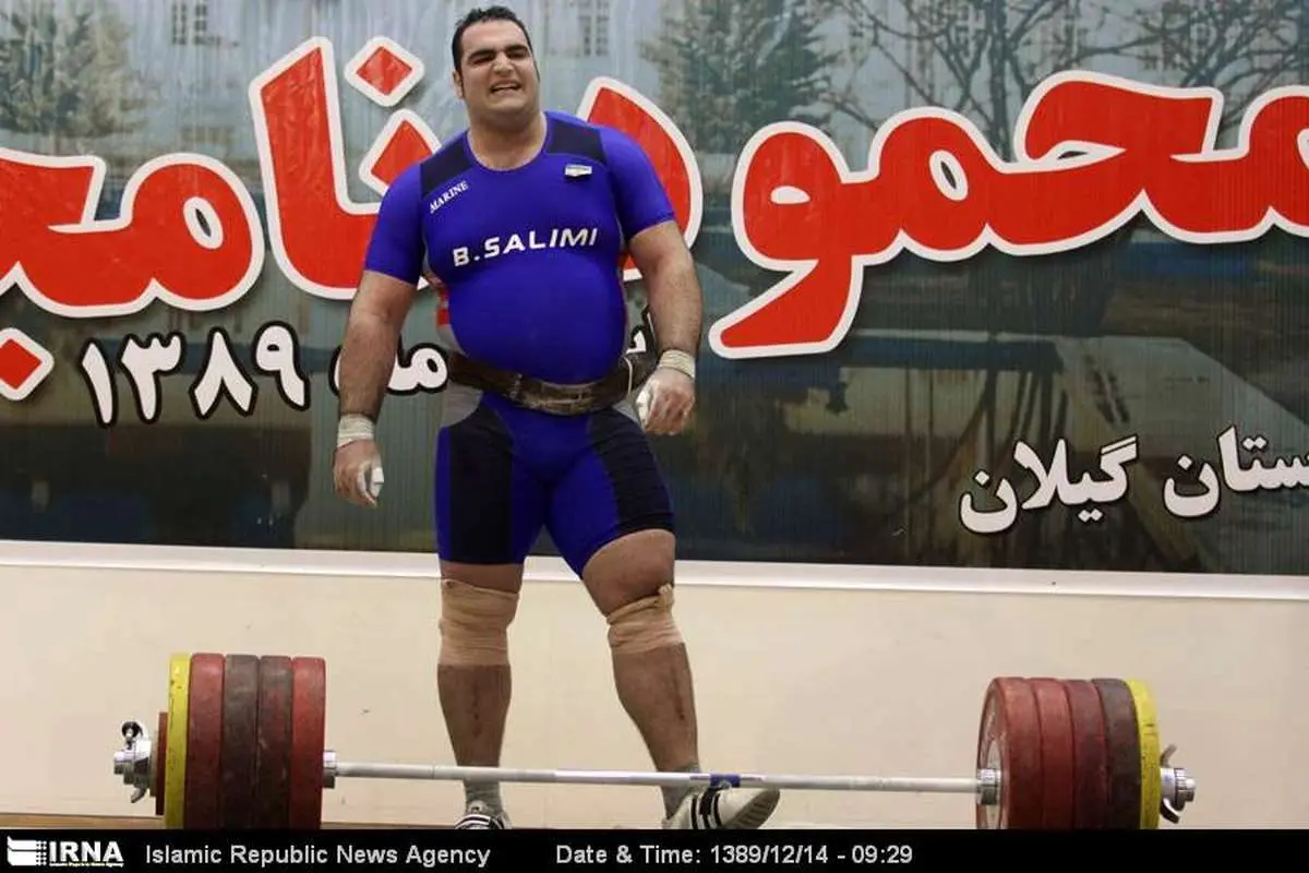 عکس> ركورد رضازاده شکسته شد